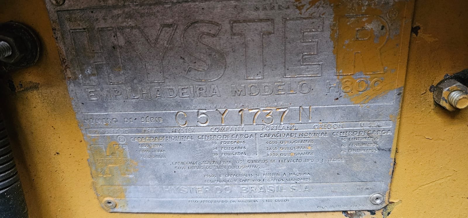 Empilhadeira Combustão - Hyster - H80J