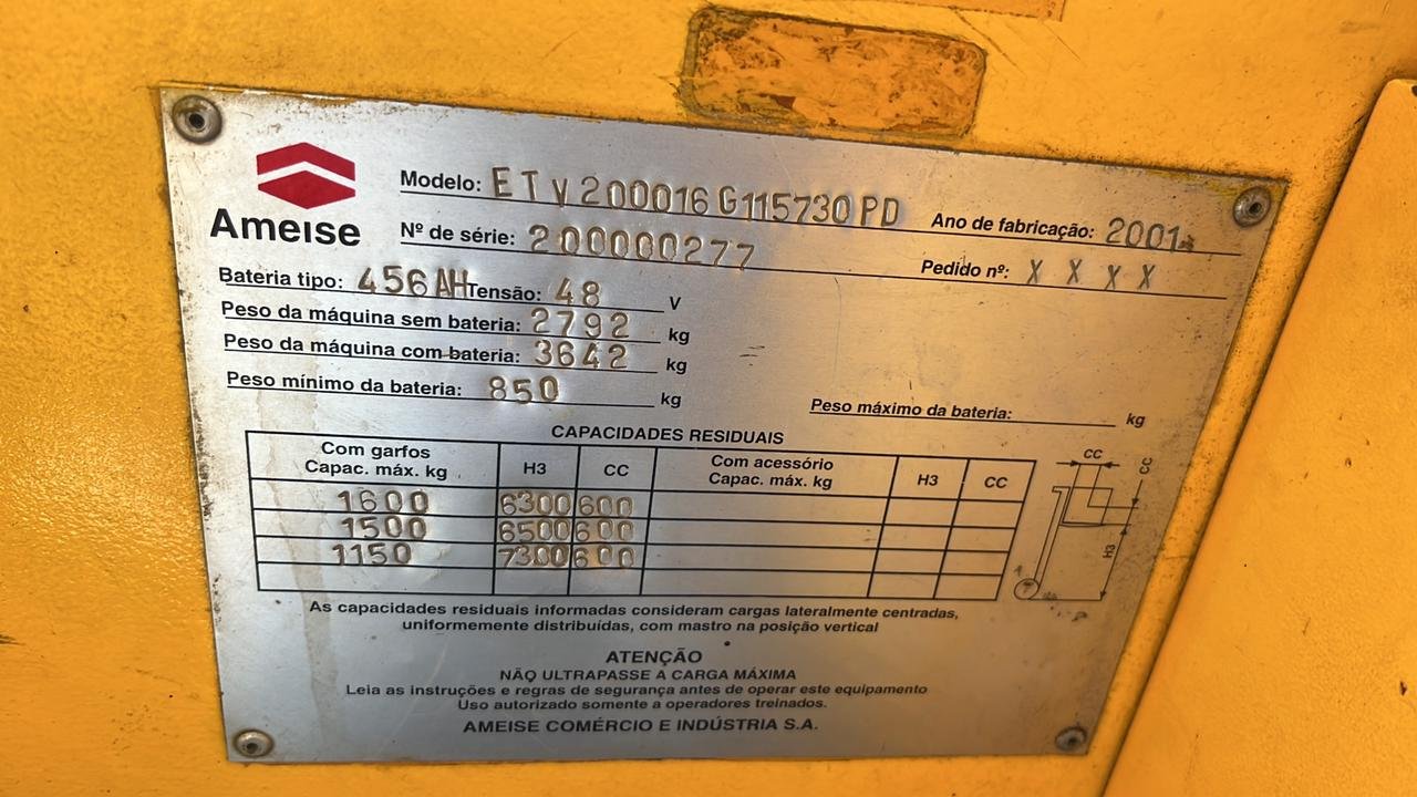 Empilhadeira Retrátil - Ameise - ETV2000