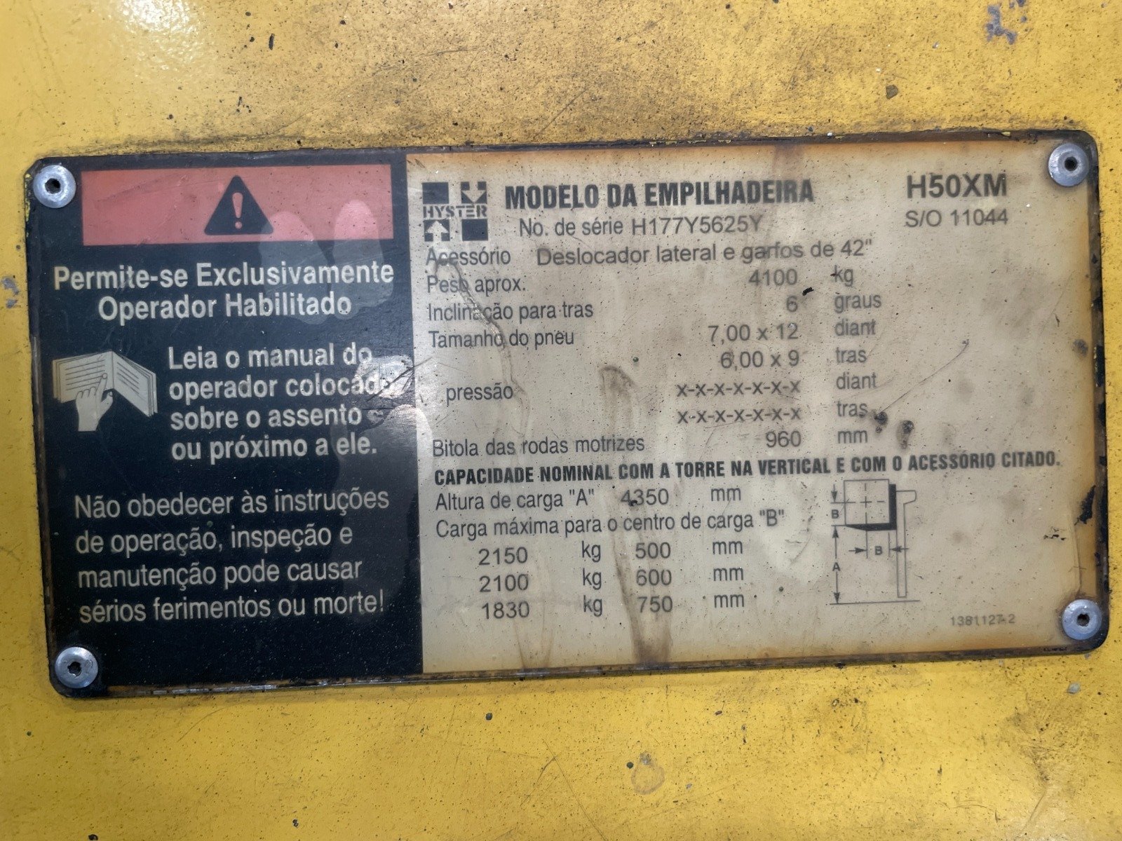 Empilhadeira Combustão - Hyster - H50XM