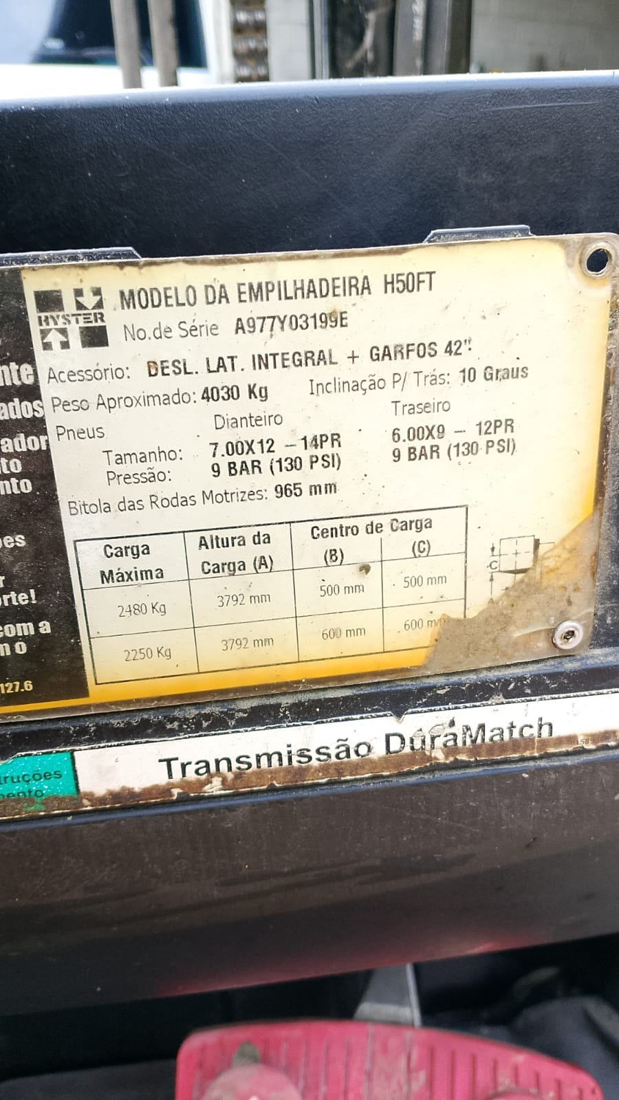 Empilhadeira Combustão - Hyster - H50FT