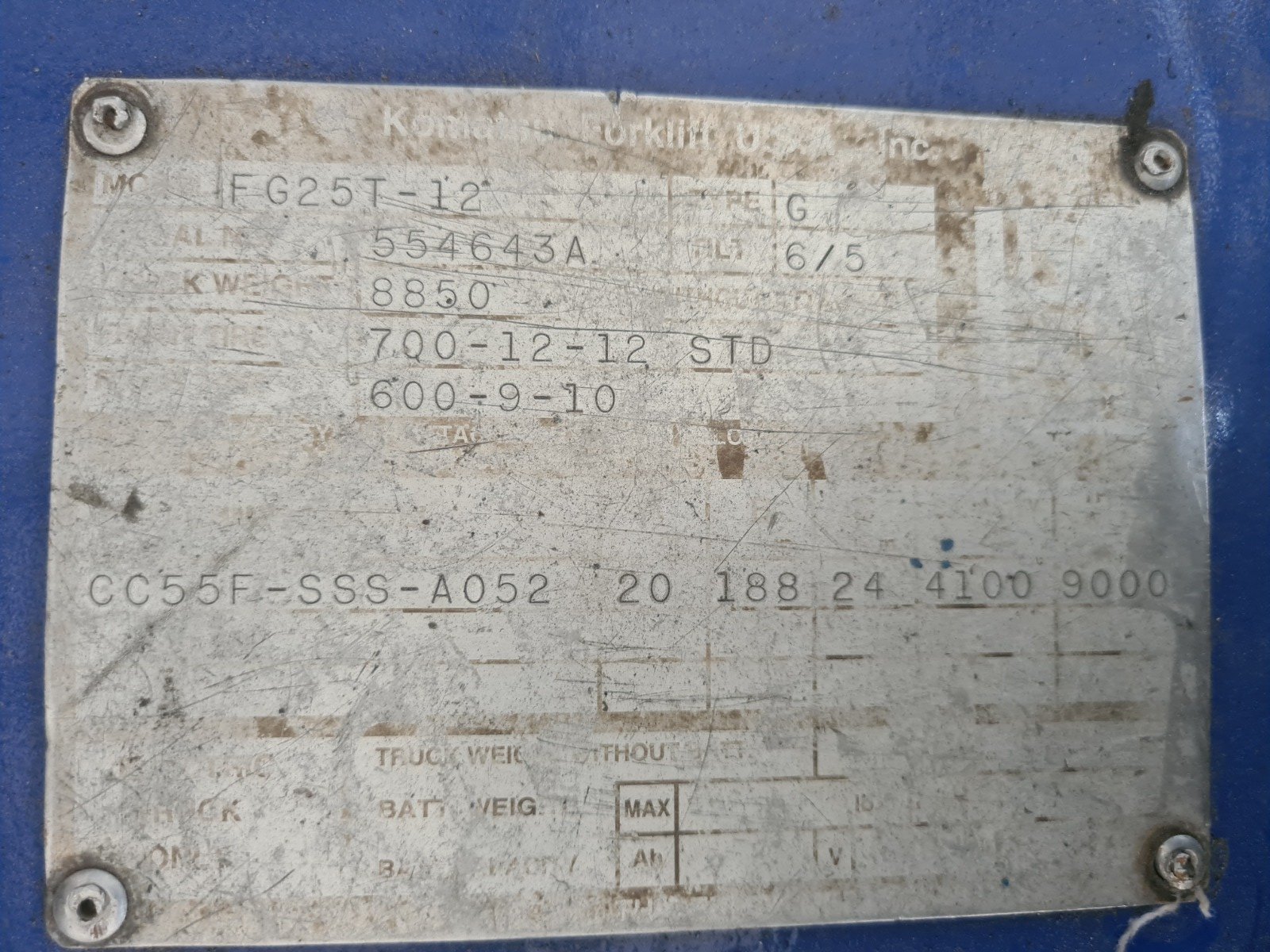 Empilhadeira Combustão - Komatsu - FG25