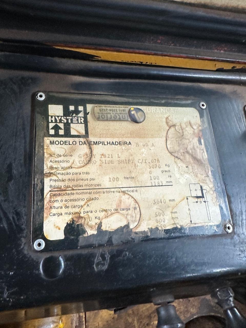 Empilhadeira Combustão - Hyster - H60A