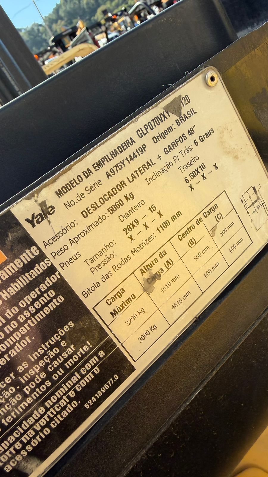 Empilhadeira Combustão - Yale - GP070VX