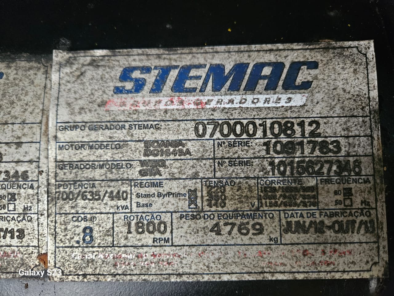 Grupo Gerador - Stemac - Cabinado